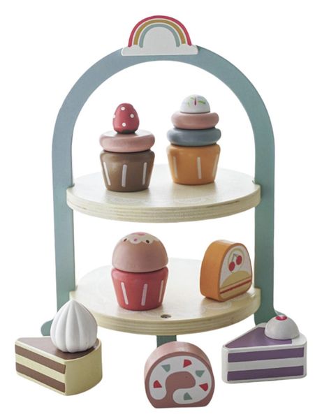 Danny Home Wooden Dessert &amp; Afternoon Tea Play Set