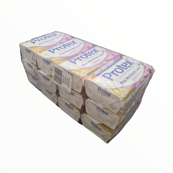 Protex Plus Moisture Lock Sensitive Antigerm Soap with Duo Oil (12 x 150g)