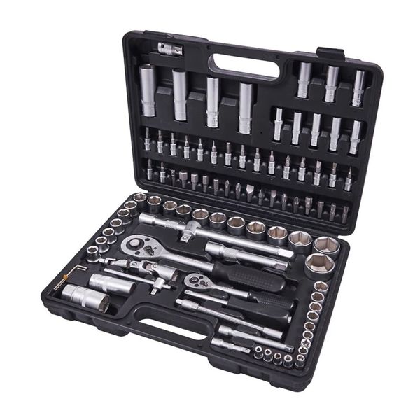 1/2" 1/4" Universal 94 Piece Socket and Wrench Set