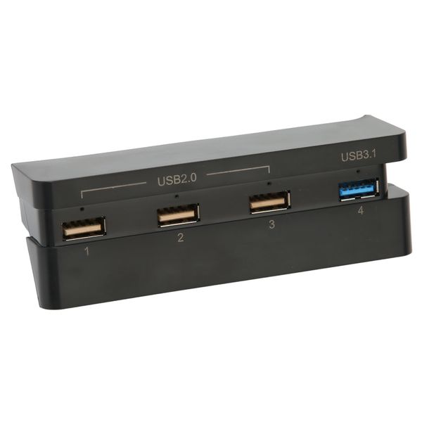 4-Port USB 3.1 Hub Compatible with PS4 Slim