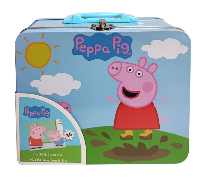 Peppa Pig Puzzles In A Tin