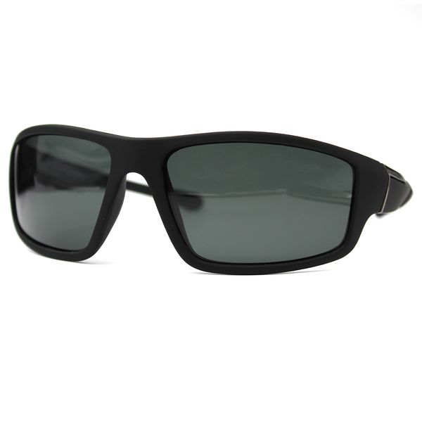 Eclipse Mens Polarized Sport Wrap Sunglasses - Blue
