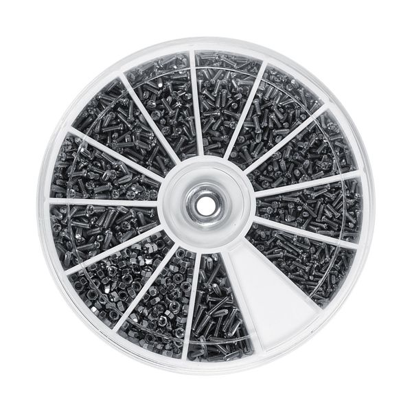 300 Pieces M3 Black Screw/Nut Kit (Carbon Steel)