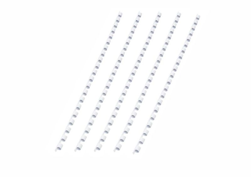 Binding Elements Plastic 6mm 100 Pieces per box