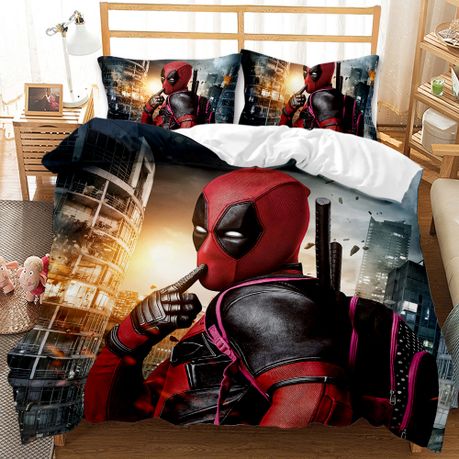 deadpool bed comforter