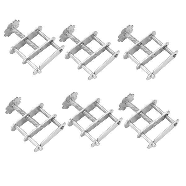Tool DIY Water Stopper Clip, Adjustable Rubber Tube Hose Clamp 6 Pieces (3.5cm)