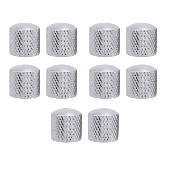 Silver Metal Dome Guitar Volume Knob