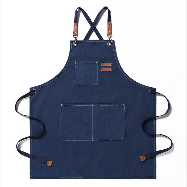 Premium Thick Canvas Denim Apron - Perfect for Kitchen, Barista and Baking