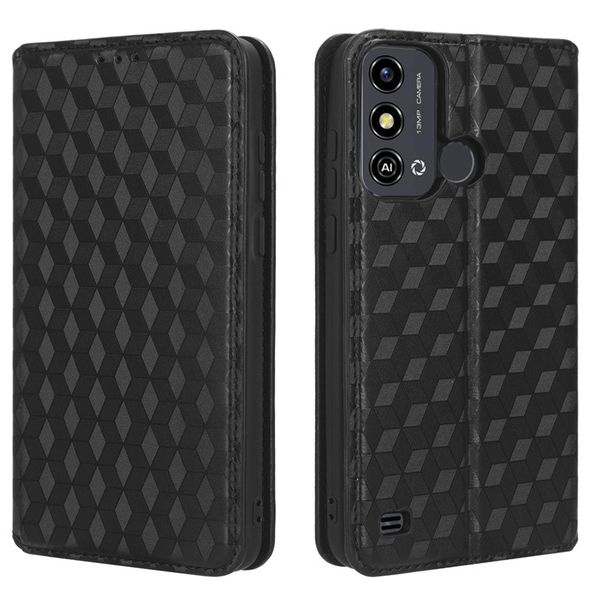 Flip Cover Compatible with ZTE Blade A53 Shockproof Leather Cover