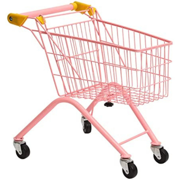 Large Kids Pretend Play Shopping Cart Trolley