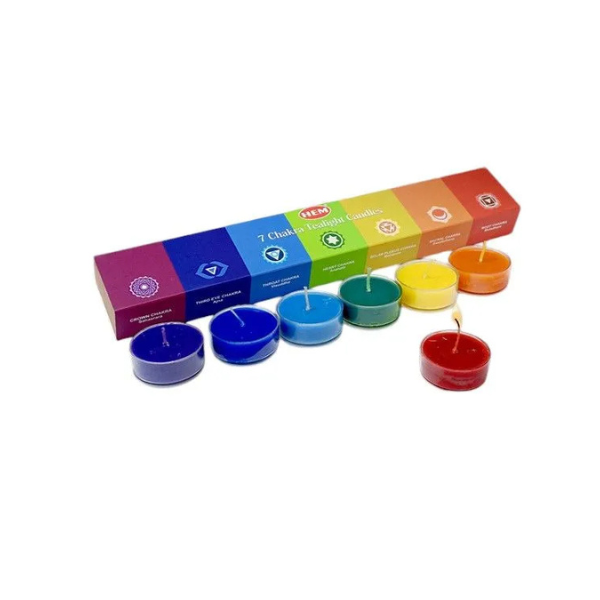 Hem 7 Chakra Tealights
