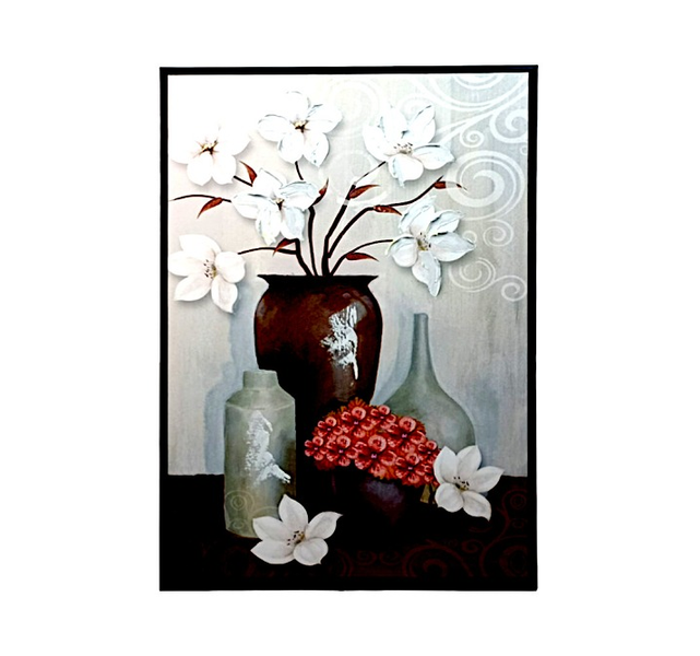Floral Decorative 70cm x 50cm Wall Art