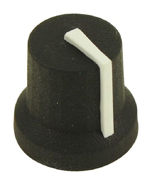 Multicomp Pro (MC21061) Knob, Splined Shaft, 6 mm, Rubber