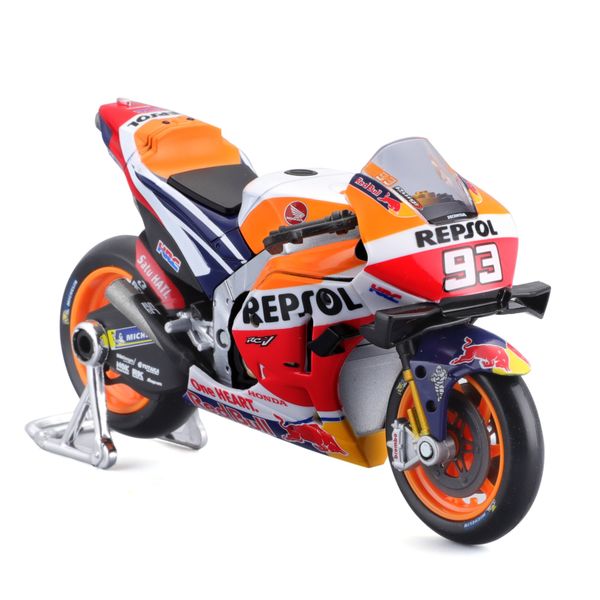 Maisto 1/18 Honda Repsol Team MotoGP 2021 - 93 Marc Marquez - 11cm