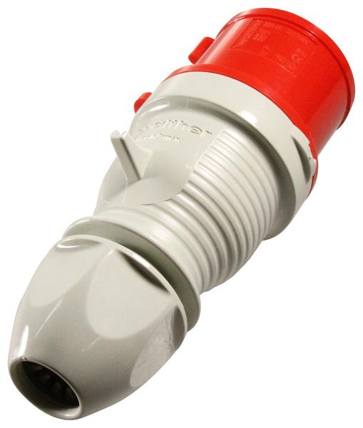 Walther (230) Pin &amp; Sleeve Connector, 32 A, 400 V, Cable Mount, Plug