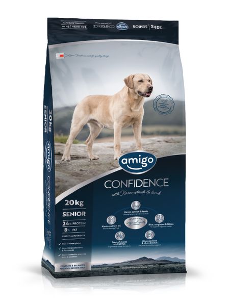 Amigo Pet Food - Confidence - Hypoallergenic - Senior All Breeds 20Kg