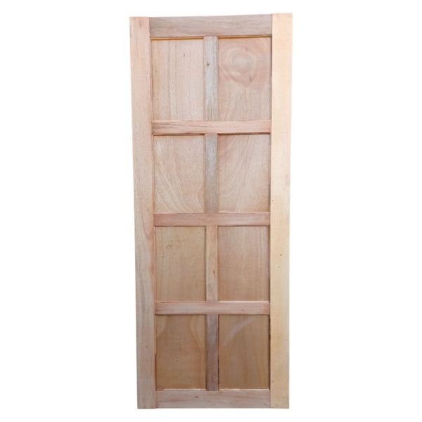 SMTE - Eco Hardwood 8-Panel Flat Door 203×82×4cm (IMPO2)