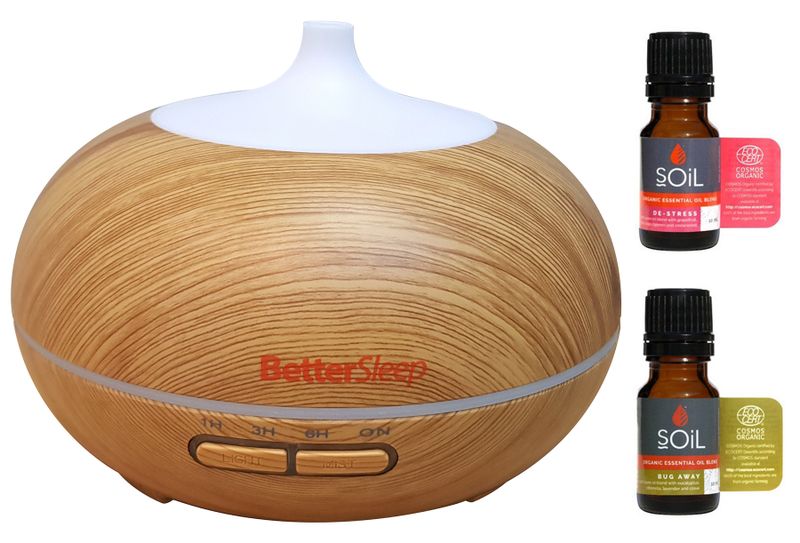 Essential Oils to Destress and Repel Mosquitos with Diffuser