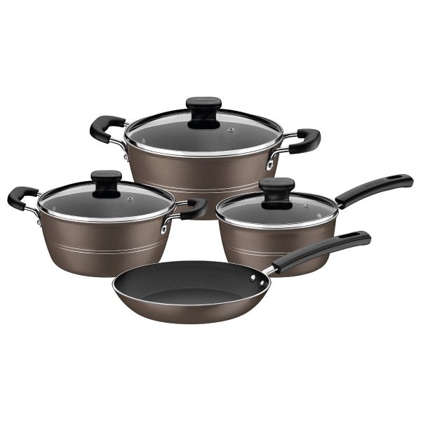 Tramontina 4-Piece Aluminum Cookware Set with Nonstick Interior