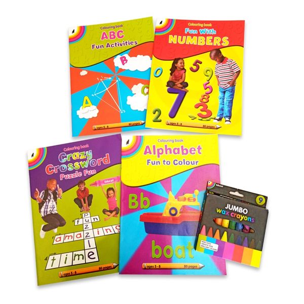 Educat Four Colouring Book Pack 5
