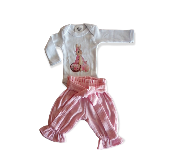 Little Leila - Pink Bunny Set - Baby Girl