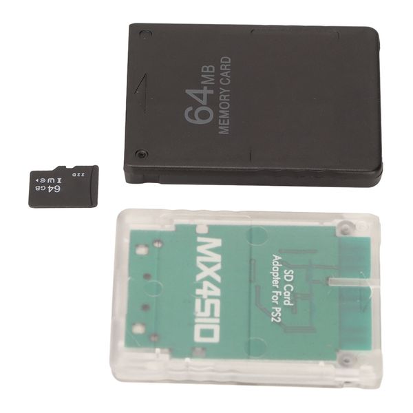 64GB Memory Card Adapter Compatible with PS2 Slim