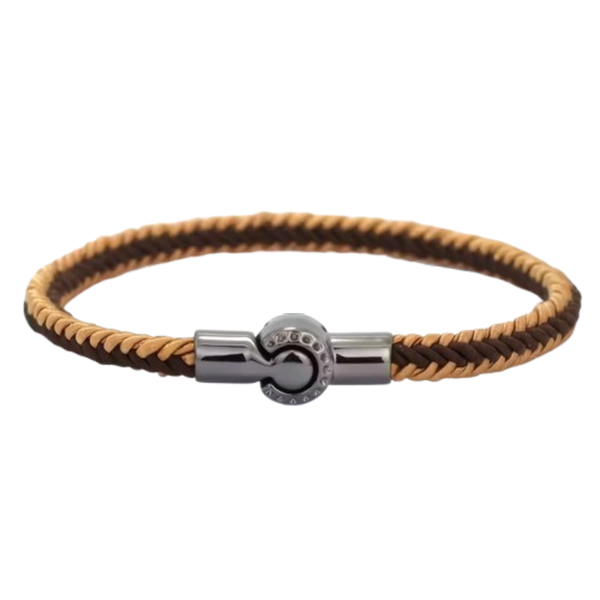 Nylon Rope Braided Bracelet with Magnetic Clasp