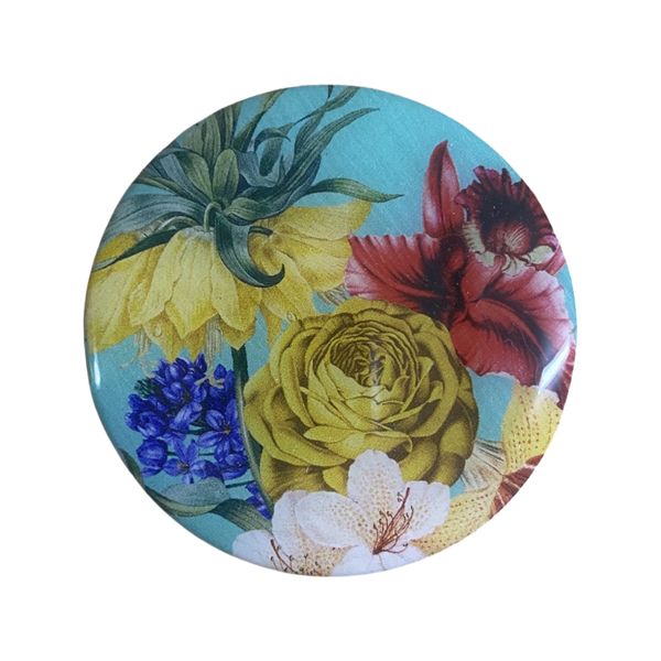 Cabinet Door Knob - Yellow Rose