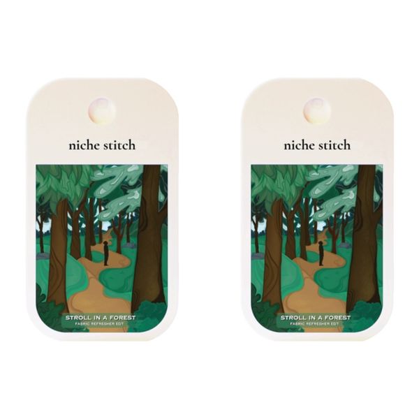 Niche Stitch - Pocket (Fabric Fragrance) Stroll in a Forest 42ml Pack of 2