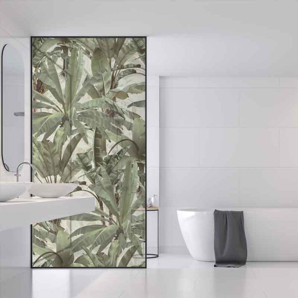 Robin Sprong Frosted Vinyl Sticker For Your Shower Glass - Crazy Banana
