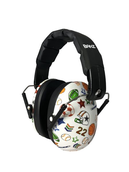 Banz Children's Earmuffs &amp; Kids Noise Protection Ages 3yrs+ - Sport
