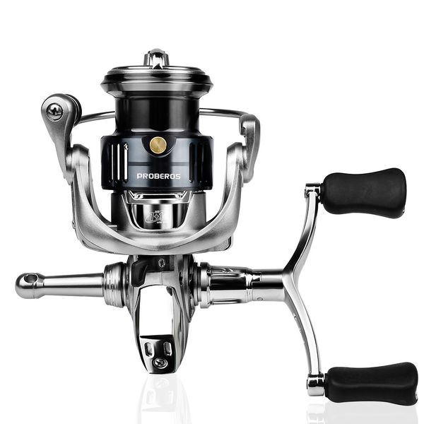 PROBEROS PR1500S/PR2500S Spinning Reel - Shallow Spool, Dual Handle + Bar