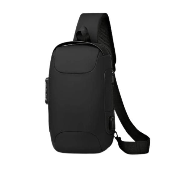 Anti-Theft Crossbody Waterproof USB Travel Shoulder Bag
