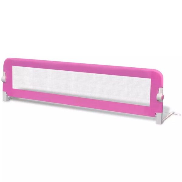 Safety Bed Lattice Railing – Classic - For Toddlers (Pink)