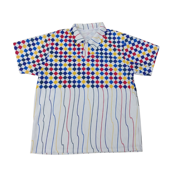 Men's African Colour Block Shirt - Casual Heritage Top