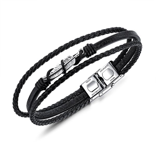 Light as a Feather Cord Bracelet Black
