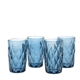 Duralex Picardie Highball 360ml Glass Tumbler Set Of 4 - High-Quality Tempered Glass For