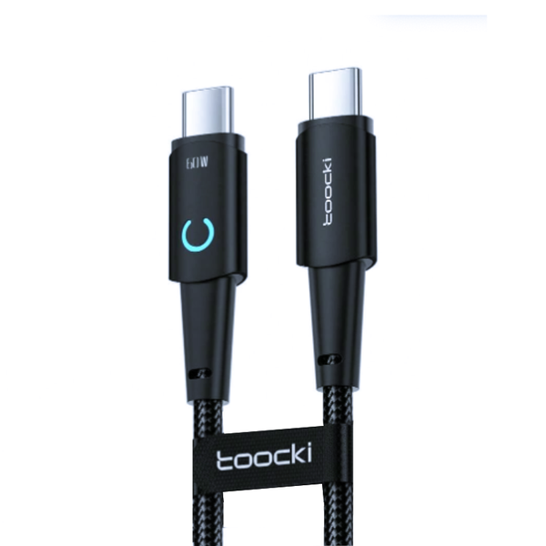 Toocki -100W Crescent Light - Fast Charging Cable - Type C - 1M