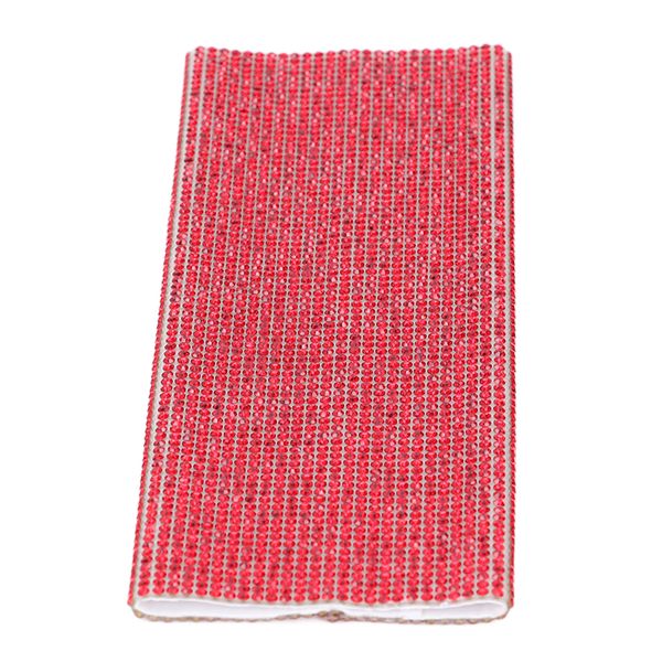 Rhinestone sleeve - red sparkle