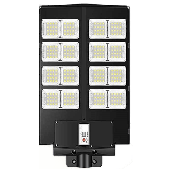 240W Solar Powered Street Light With Pole Arm + Remote Control - FA-5287