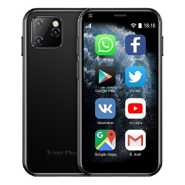 SOYES XS11 Mini 3G Android Smartphone - 2.5" Dual SIM, Quad-Core, Black