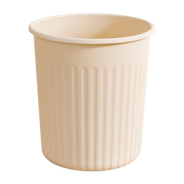 3 Pack - High-Quality &amp; Durable Household Trash Can - Cream