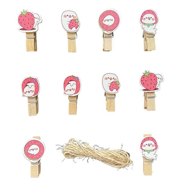Fruits Lovely Wood Pegs - 34x7mm