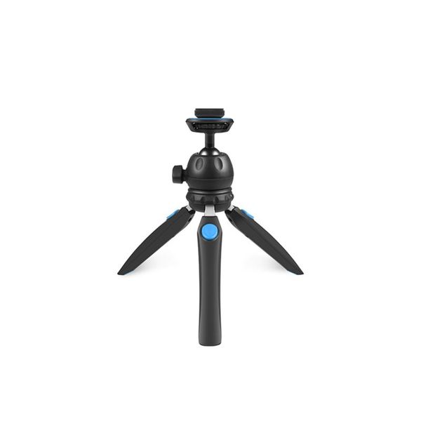 Portable Bracket Vlog Live Stabilizer Tripod With Phone Clip Black