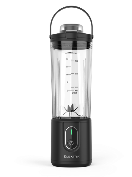 Elektra 400ml Rechargeable Plastic Personal Blender - Black