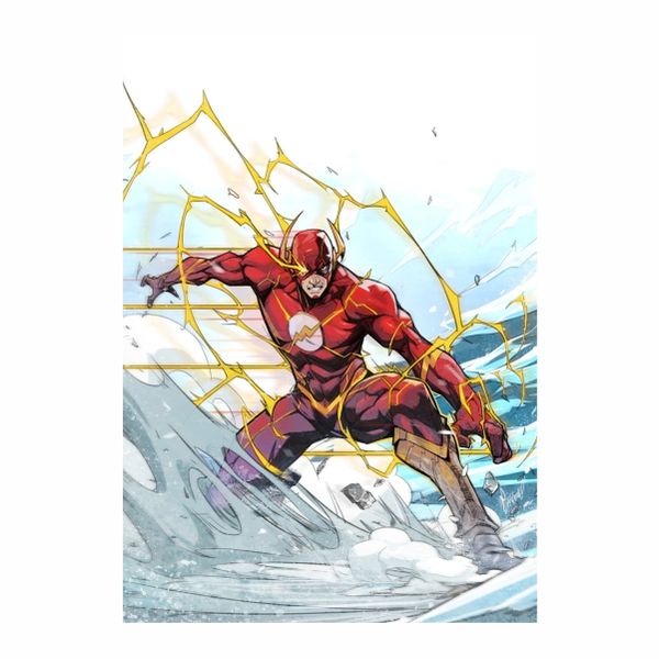 The Flash Beats Water - A1 Poster