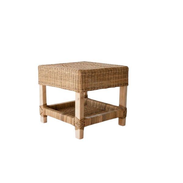 Malawian Bedside Table - Natural