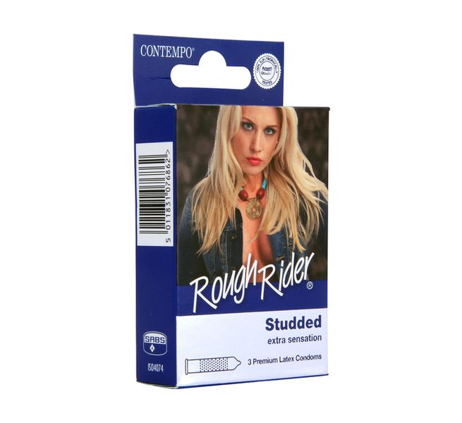 Contempo Condoms Rough Rider - 12 x 3's