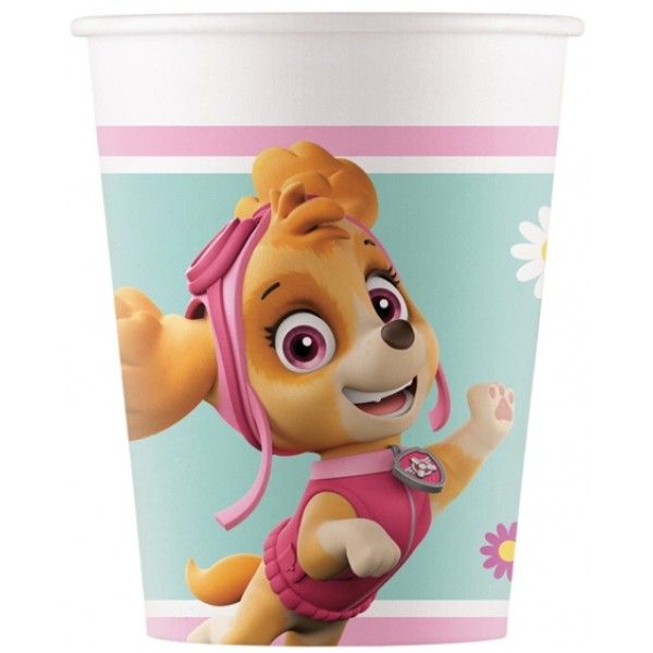 Paw Patrol Skye &amp; Everest Paper Cups 200ml