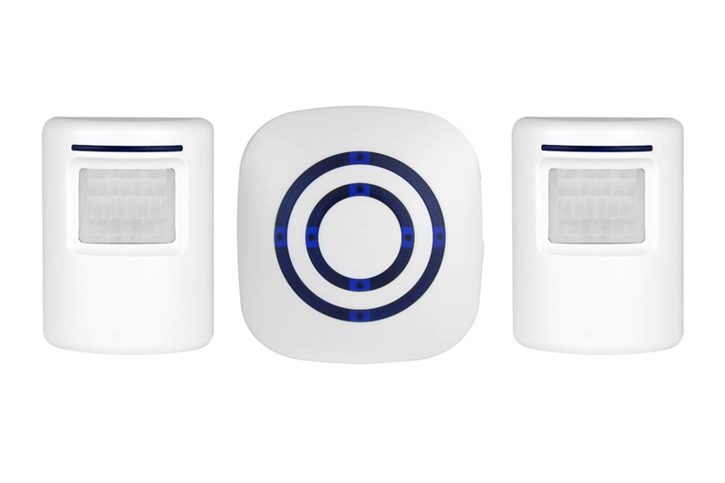 Mihuis Wireless Motion Sensor - Door/Gate Entry Bell Chime Alert &amp; Receiver